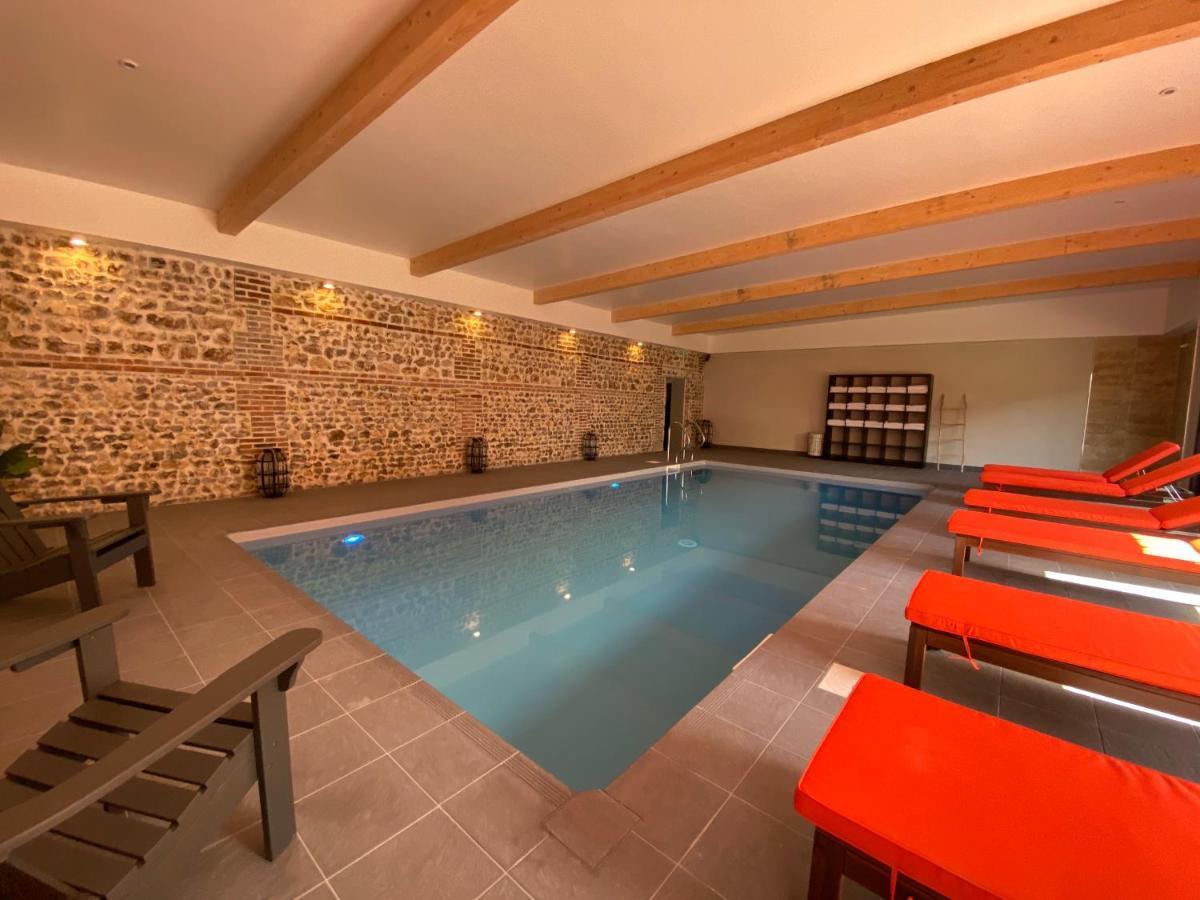 Hotel-Spa-Piscine Le Petit Castel Beuzeville-Honfleur Exterior photo